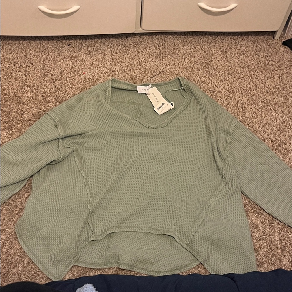 Marshalls Sage Green Crew Neck Sweater